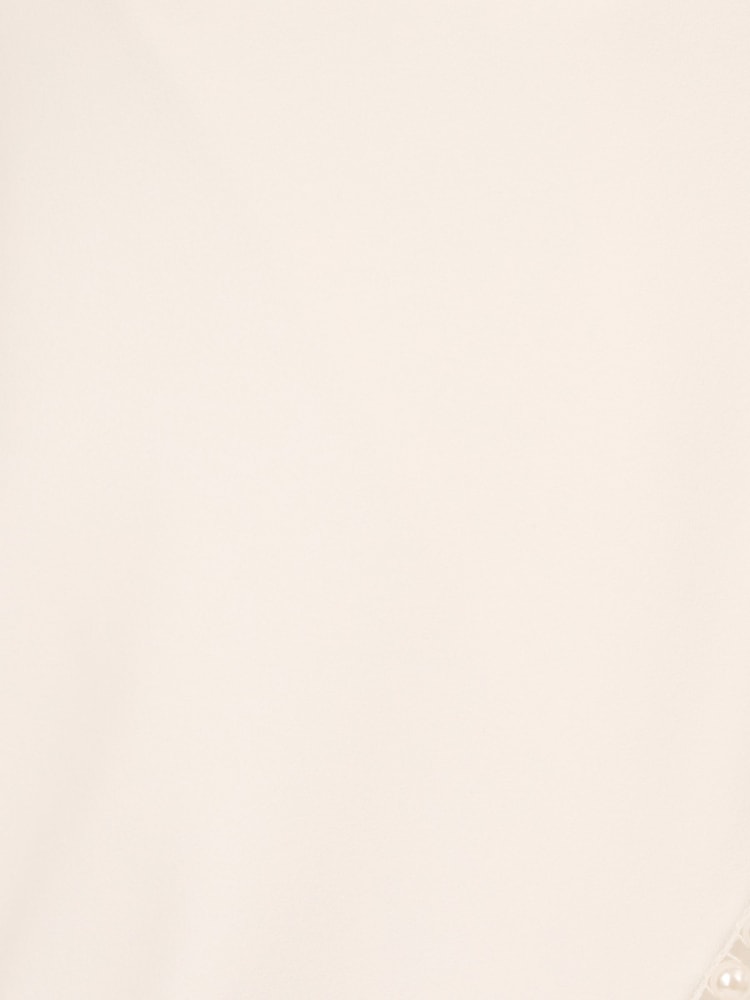 Adrianna Papell White Pearl Crepe Jumpsuit - Image 7 of 7