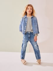 Mittelblau - Mom Jeans mit Stretch (3-16J.) - Bild 2 von 7