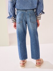 Mittelblau - Mom Jeans mit Stretch (3-16J.) - Bild 3 von 7