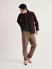 Seasalt Cornwall Green Balefire Long Sleeve Polo Shirt - Image 2 of 5