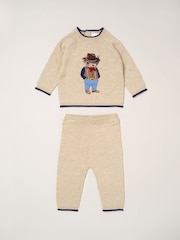 Beige - Rock-A-Bye Baby Boutique True Knit Jumper and Leggings Set - Bild 2 von 4