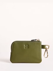 Lakeland Leather Green Coin Keyring Purse - Image 1 of 4