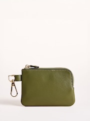 Lakeland Leather Green Coin Keyring Purse - Image 2 of 4