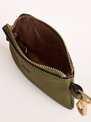 Lakeland Leather Green Coin Keyring Purse - Image 3 of 4