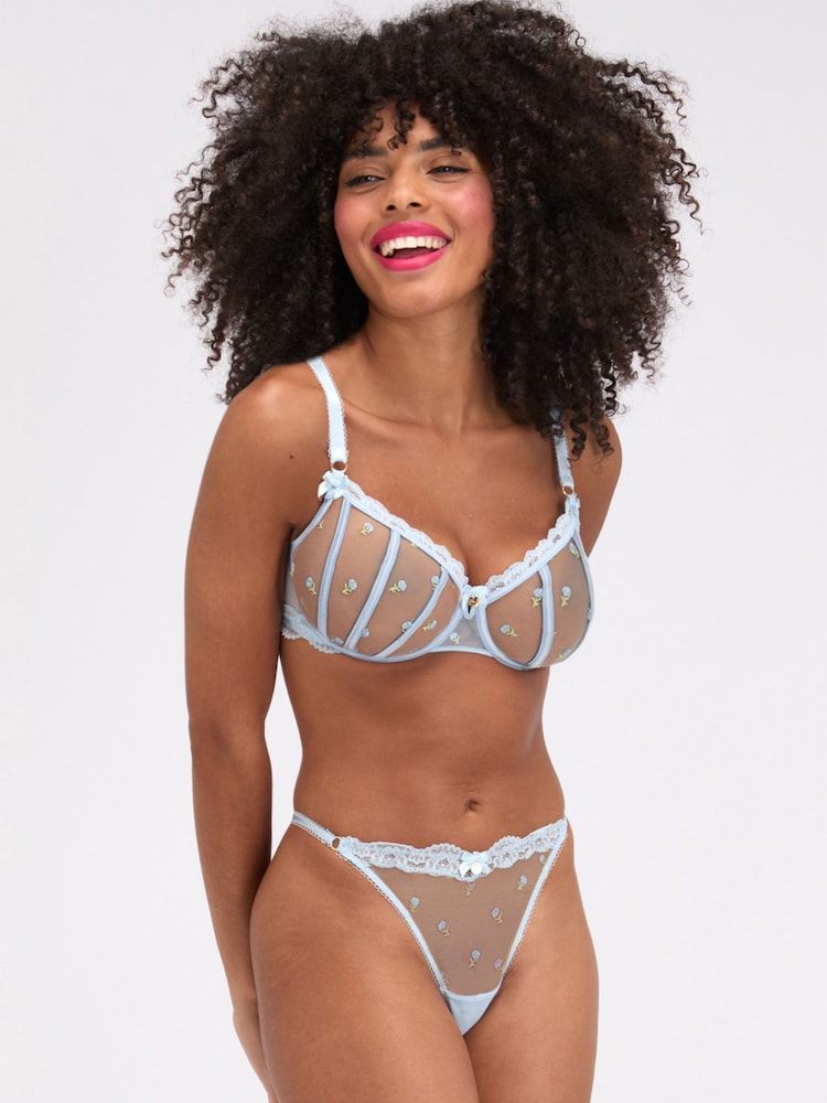 Boux Avenue Delilah broderad blommig Balconette BH - Bild 6 av 6