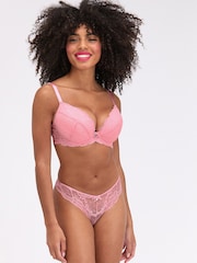 Boux Avenue Light Pink Pad Plunge Mollie Bra - Image 5 of 6