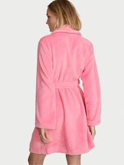 Victoria's Secret Sexy Little Pink Fluffy Short Dressing Gown - Image 2 of 2