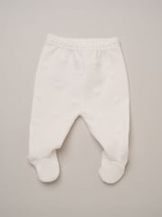 Rock-A-Bye Baby Boutique Doorgestikt jack met Beertje Outfit Set 3 Pieces met Pluche Speelgoed - Afbeelding 5 van 7