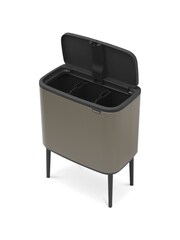 Brabantia Platinum Bo 3 x 11L Touch Bin - Image 2 of 4