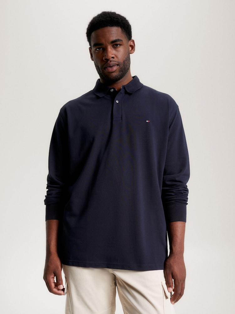 Tommy Hilfiger Blue Light Big And Tall 1985 Regular Polo Shirt - Image 1 of 5