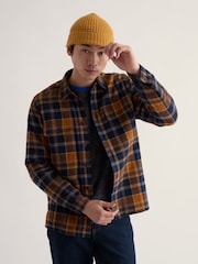 Seasalt Cornwall Blue Balnoon Check Overshirt - Image 4 of 7