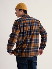 Seasalt Cornwall Blue Balnoon Check Overshirt - Image 5 of 7
