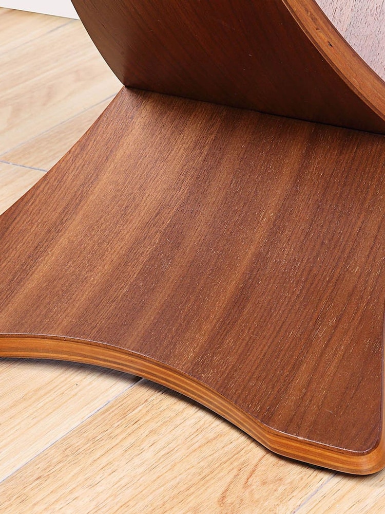 Jual Walnut Siena Round Coffee Table - Image 4 of 6
