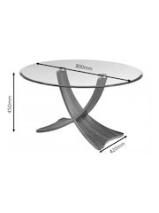 Jual Walnut Siena Round Coffee Table - Image 6 of 6