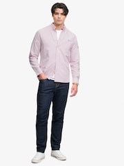Superdry Light Pink Preppy Oxford Long Sleeve Shirt - Image 3 of 7