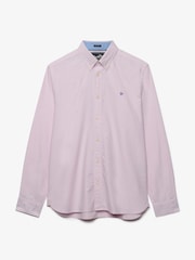 Superdry Light Pink Preppy Oxford Long Sleeve Shirt - Image 6 of 7
