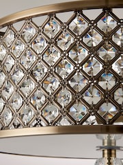 Gallery Home Brass Yoko Flush Ceiling Light - Image 7 of 9