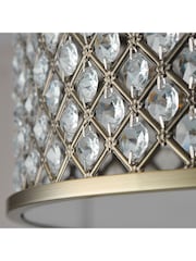 Gallery Home Brass Yoko Flush Ceiling Light - Image 8 of 9