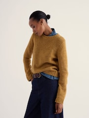 Seasalt Cornwall Yellow Dawson Pick Jumper - Image 2 of 5