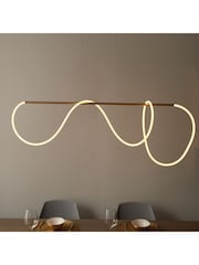 Gallery Home Gold Saint Flexible LED Pendant Ceiling Light - Image 5 of 8