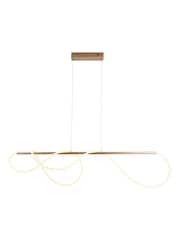 Gallery Home Gold Saint Flexible LED Pendant Ceiling Light - Image 7 of 8