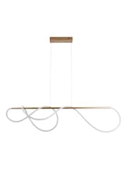 Gallery Home Gold Saint Flexible LED Pendant Ceiling Light - Image 8 of 8