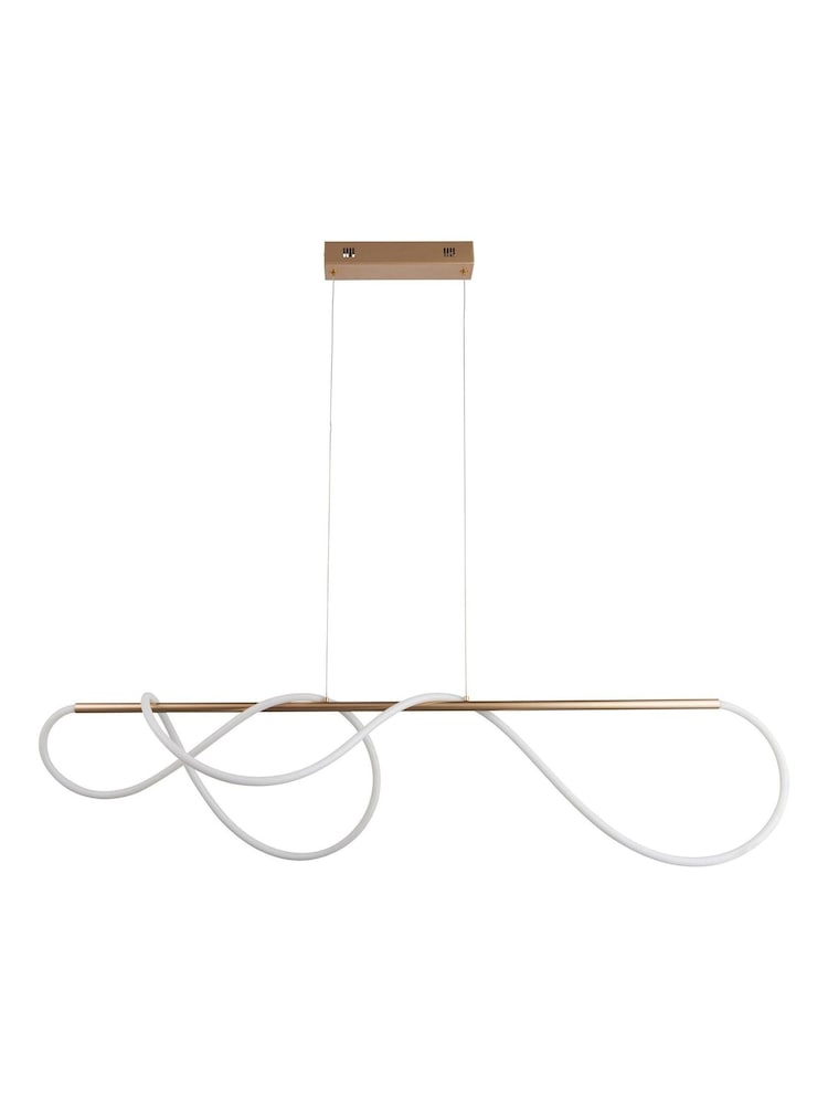 Gallery Home Gold Saint Flexible LED Pendant Ceiling Light - Image 8 of 8