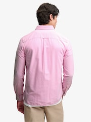 Superdry Pink Preppy Oxford Long Sleeve Shirt - Image 2 of 7