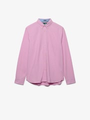 Superdry Pink Preppy Oxford Long Sleeve Shirt - Image 6 of 7