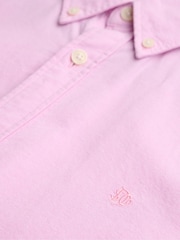 Superdry Pink Preppy Oxford Long Sleeve Shirt - Image 7 of 7