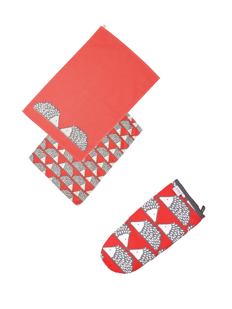 Scion Red Spike Gauntlet & Set of 2 Tea Towels - Image 1 of 1 Scion Red Spike Gauntlet & Set of 2 Tea Towels - Image 1 of 1