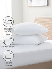 Square Sleep In Comfort Pillows - Image 2 of 2