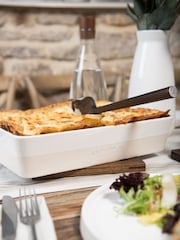 Artisan Street White Large Rectangular Roaster - Image 1 of 4