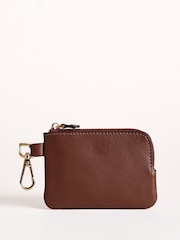 Lakeland Leather Brown Coin Keyring Purse - Image 2 of 4