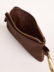 Lakeland Leather Brown Coin Keyring Purse - Image 3 of 4