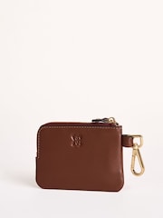 Lakeland Leather Brown Coin Keyring Purse - Image 4 of 4