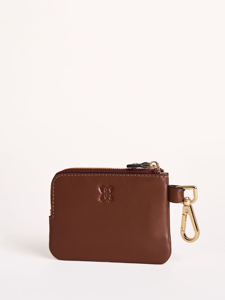 Lakeland Leather Brown Coin Keyring Purse - Image 4 of 4 Lakeland Leather Brown Coin Keyring Purse - Image 4 of 4