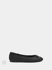 Yours Curve Glitter Ballet Pumps - 5şəkildən 2 şəkil