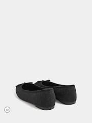Yours Curve Glitter Ballet Pumps - 5şəkildən 4 şəkil