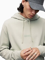 AllSaints Cream Opposition Pullover Hoodie - Image 4 of 5