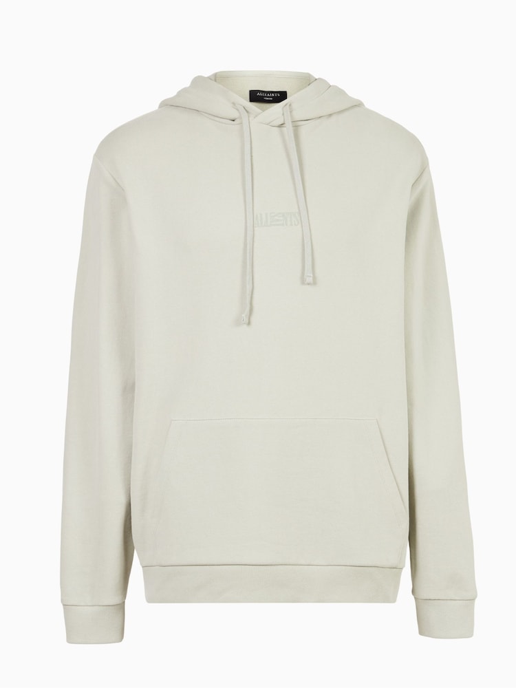 AllSaints Cream Opposition Pullover Hoodie - Image 5 of 5