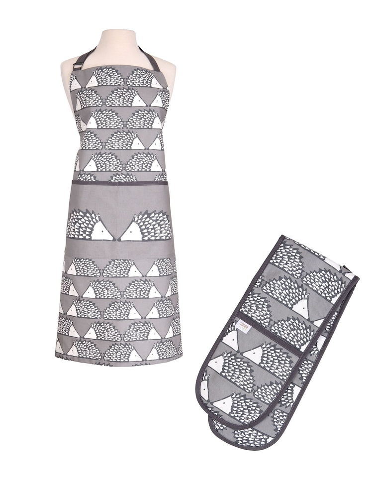 Scion Grey Spike Apron & Double Oven Gloves - Image 1 of 1
