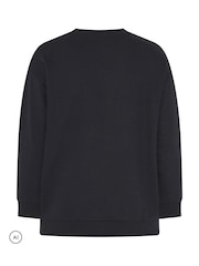 Yours Curve Black '93' Lace Sweatshirt - Image 6 of 6