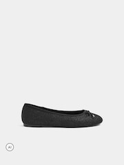 Yours Curve Glitter Ballet Pumps - 5şəkildən 2 şəkil