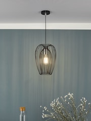 Dar Lighting Black Ero Ceiling Light Pendant - Image 1 of 4
