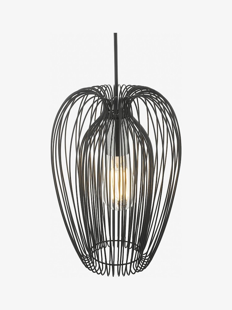 Dar Lighting Black Ero Ceiling Light Pendant - Image 2 of 4