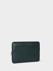 Osprey London Green The Jacob Leather Tech Sleeve Bag - Image 2 of 5