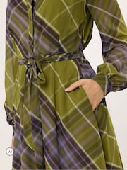 Star by Julien MacDonald Check Print Shirt Maxi Dress - Image 4 de 6