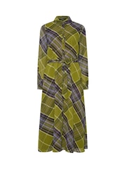 Star by Julien MacDonald Check Print Shirt Maxi Dress - Image 5 de 6