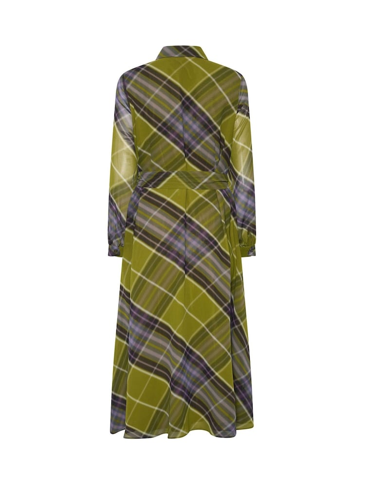 Star by Julien MacDonald Check Print Shirt Maxi Dress - Image 6 de 6